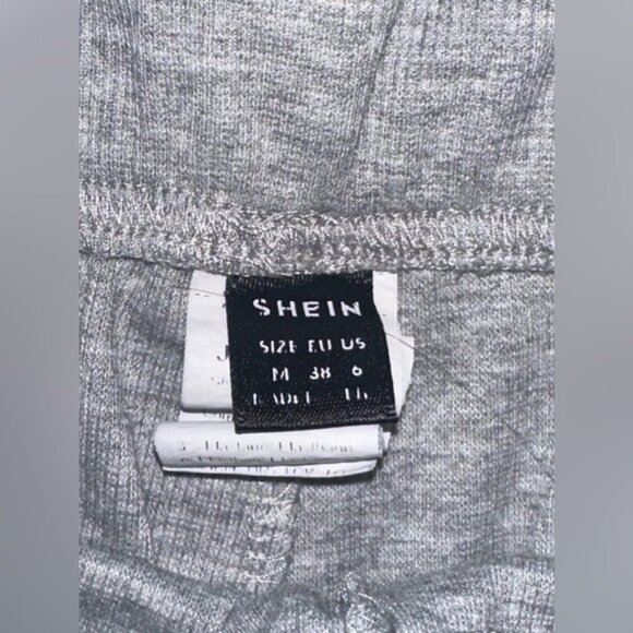 Shein Women's Ribbed Gray Flare Bottoms - Picture 6 of 6